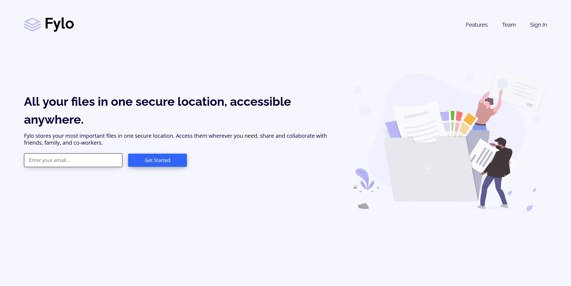 Fylo Landing Page